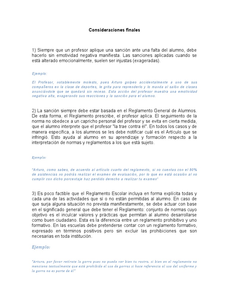 Consideraciones Finales